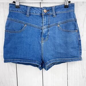 BDG Super High Rise Seam Short jean shorts womens size 27 Urban Outfitters